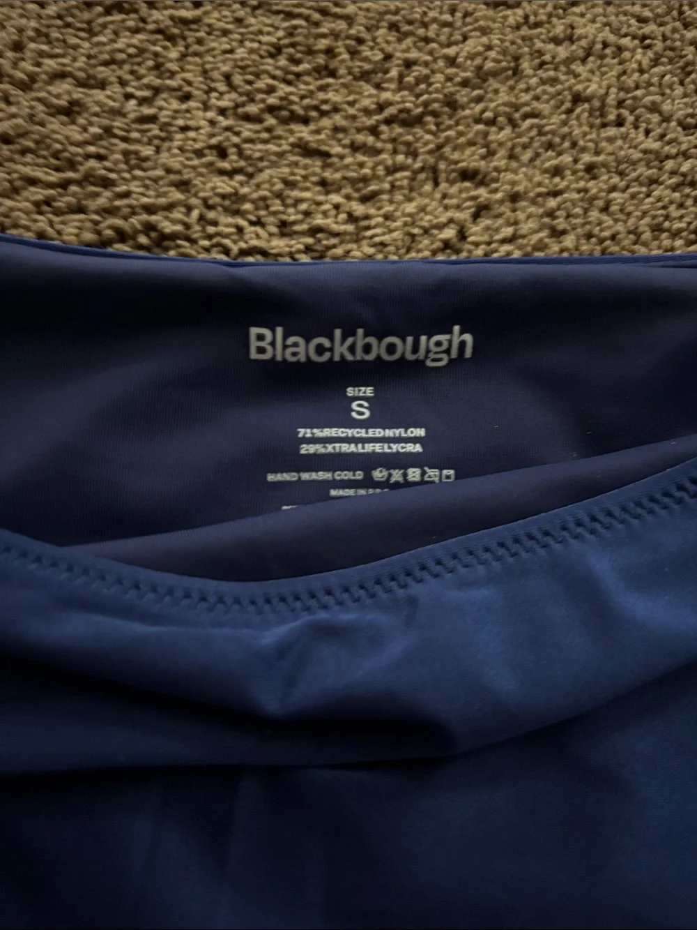 BlackBough Adeline Swim Skort Jazzy Blues Gloss Size Small